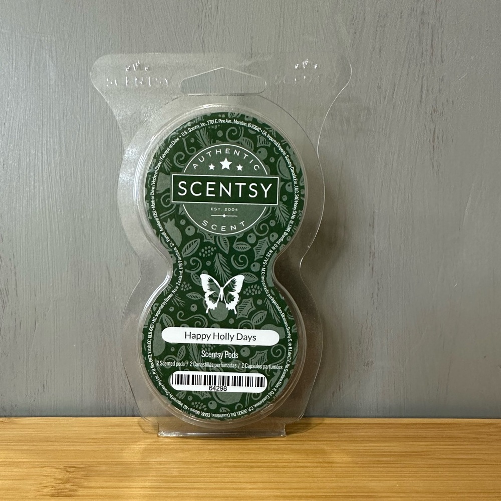 NEW Scentsy Pod Twin Pack Happy Holly Days